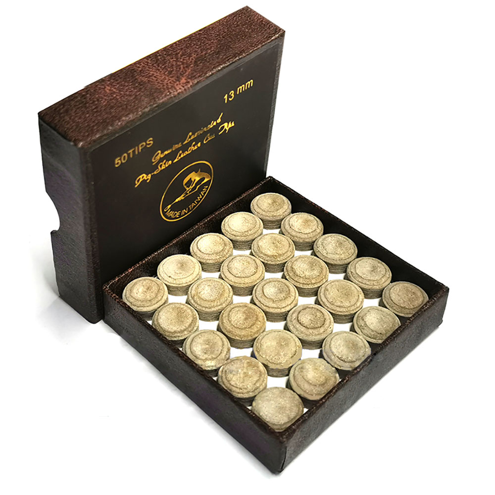 10/11/13mm 50/5 st biljardkösspetsar h hårdhet biljardsnookerköspetsar tillbehör för biljardköer: 50 st 13mm