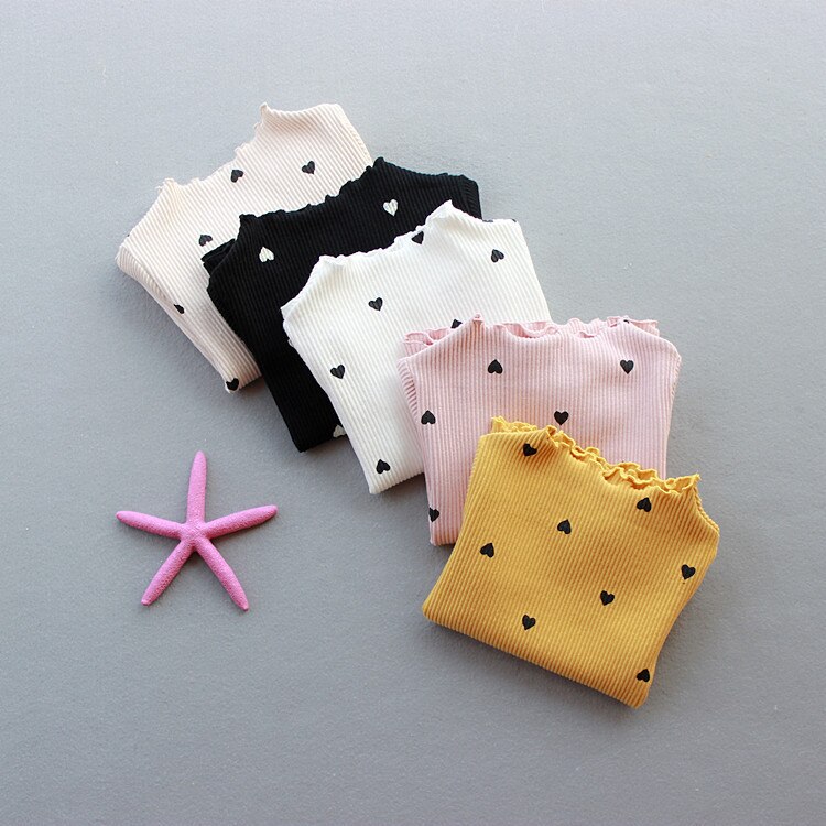 T-shirt à manches longues pour enfants, printemps-automne, en coton, pour filles, vêtements pour bébés, bas pour tout-petits, 1-6t