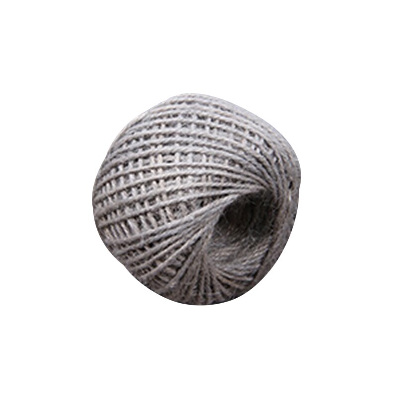 50m Natural Twine Cord Jute Linen Rope DIY String Gardening Cord Art Crafts Macrame Packing Home Textiles: 4