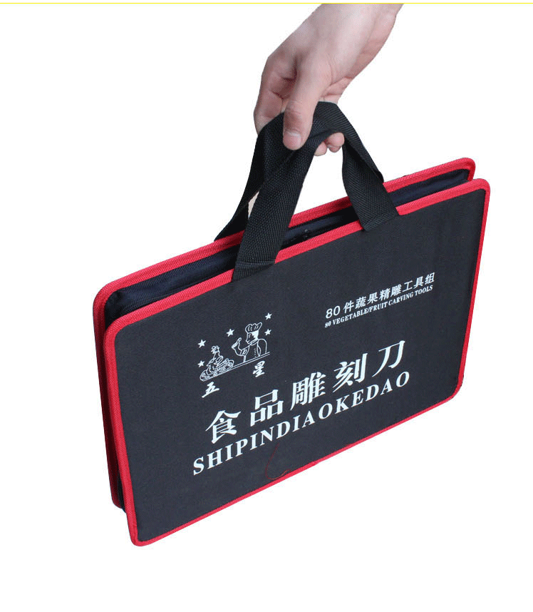 80-piece Kitchen Chef Carving Knife Fruit and Vegetable Carving Knife Food Carving Knife Chef Set