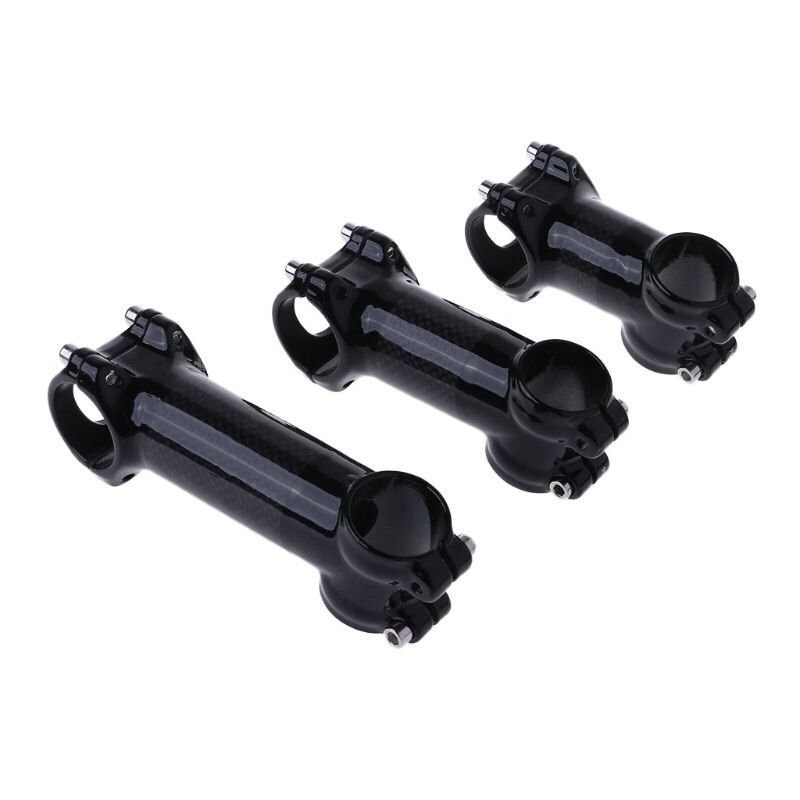 Bicycle Stem Carbon Fiber Aluminum Alloy 17 Degrees 70/90/110mm MTB Road Bike