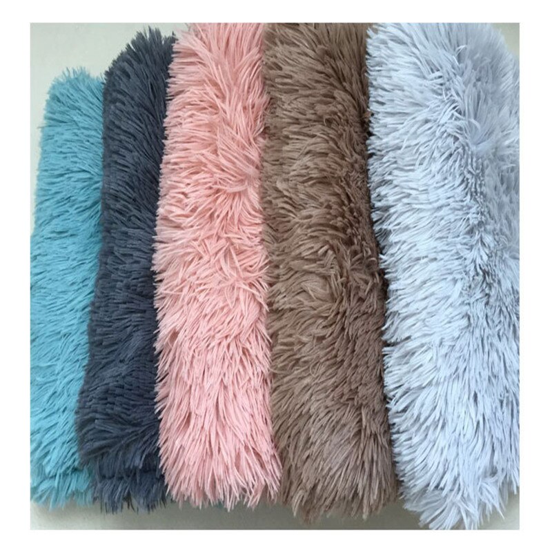 Coussin Long en peluche pour animaux de compagnie, couverture polaire douce pour chat, chiot, Chihuahua, tapis de canapé pour petits et grands chiens