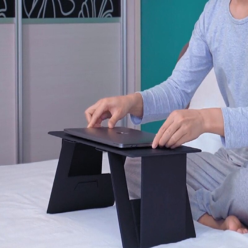 Portable Notebook Stand Lap Desk Laptop Stand Opvouwbaar Ondersteuning Base Multifunctionele Computer Laptop Houder Cooling Pad Riser