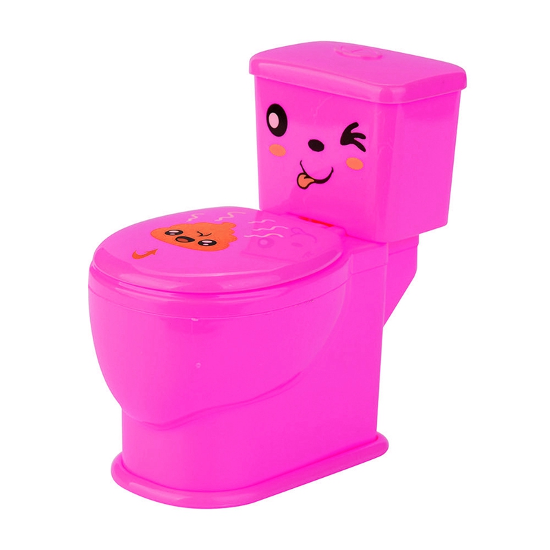 Mini blague giclée eau de pulvérisation toilette délicate siège de toilette drôles blagues jouets Anti-Stress Gags blague jouet pour enfants drôle jouer Gam
