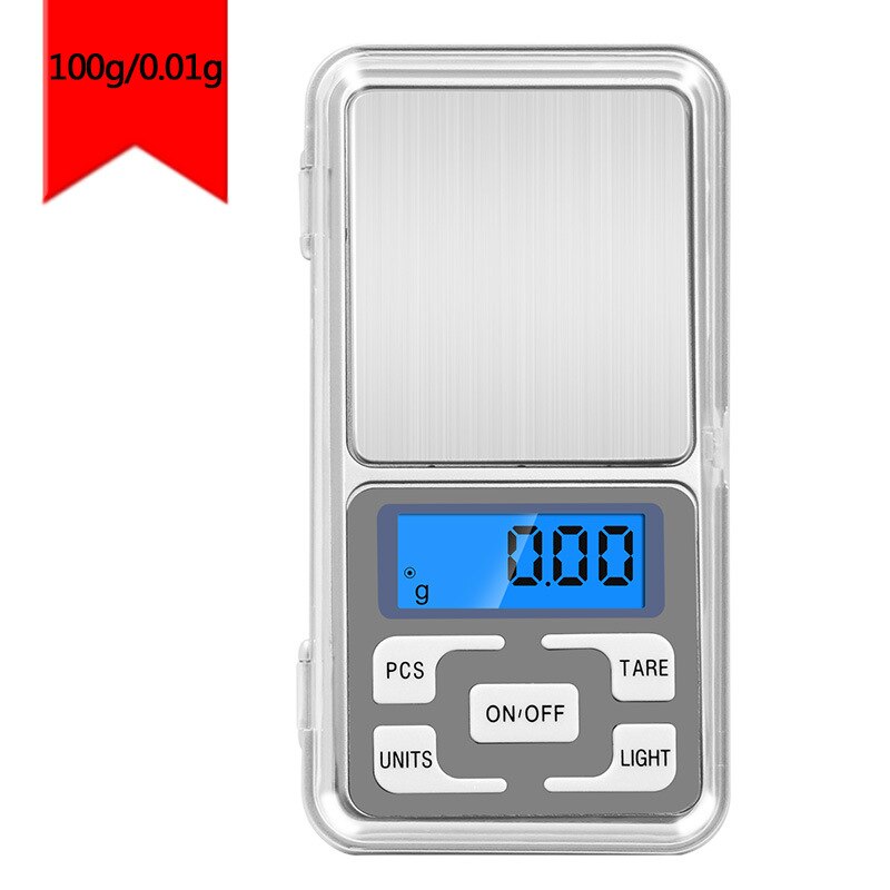 0.1/1/2/3kg Household Kitchen Electronic Scales Fruit Small Weighing Precision1g LCD Precision Scale Gram Electronic Scale: 100g