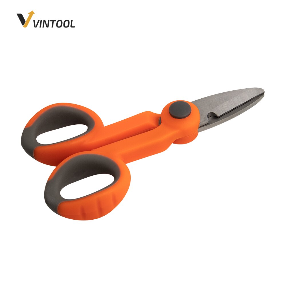 Kevlar Cutter Fiber Optic Tool PVC Non-slip Handle Optical Fiber Scissors
