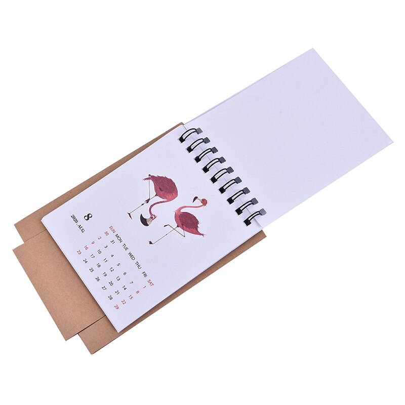 Main dessin dessin animé Mini bureau papier calendrier planificateur Agenda annuel