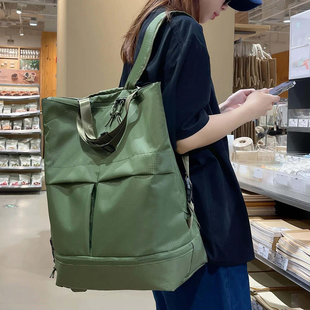 Große Kapazität Männer Rucksack Nylon wasserdichte Sporttasche für Frauen Reise Rucksack Trend Schult aschen Rucksack Freizeit Handtasche