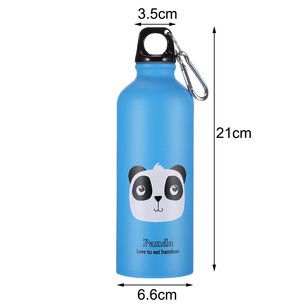 500ml vandflasker bærbar sport rustfrit stål søde vandreture udendørs børn dejlige dyr cykling camping skole flaske