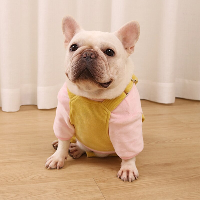 Winter Hund Overall Französisch Bulldogge Kleidung für Hunde Winter Kleidung Einstellbare Haustier Hund Kleidung Haustier Pyjama Gesamt für Hunde
