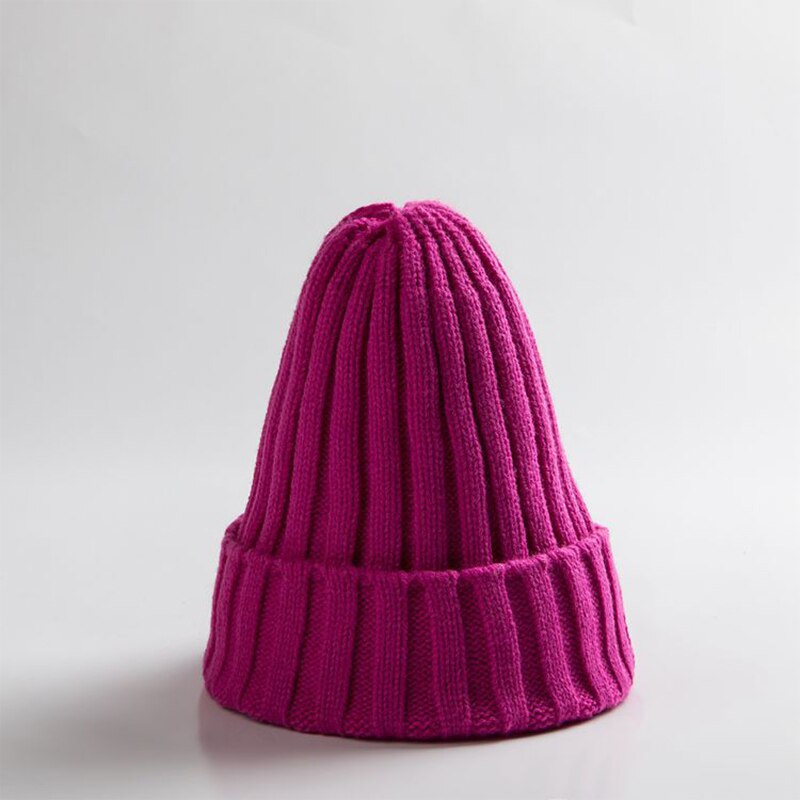 Stickad baby turban mössa varma ullkepsar mjuk mössa för barn flickor pojkar nyfödd elastisk småbarn spädbarn vinter huvudbonader: 10
