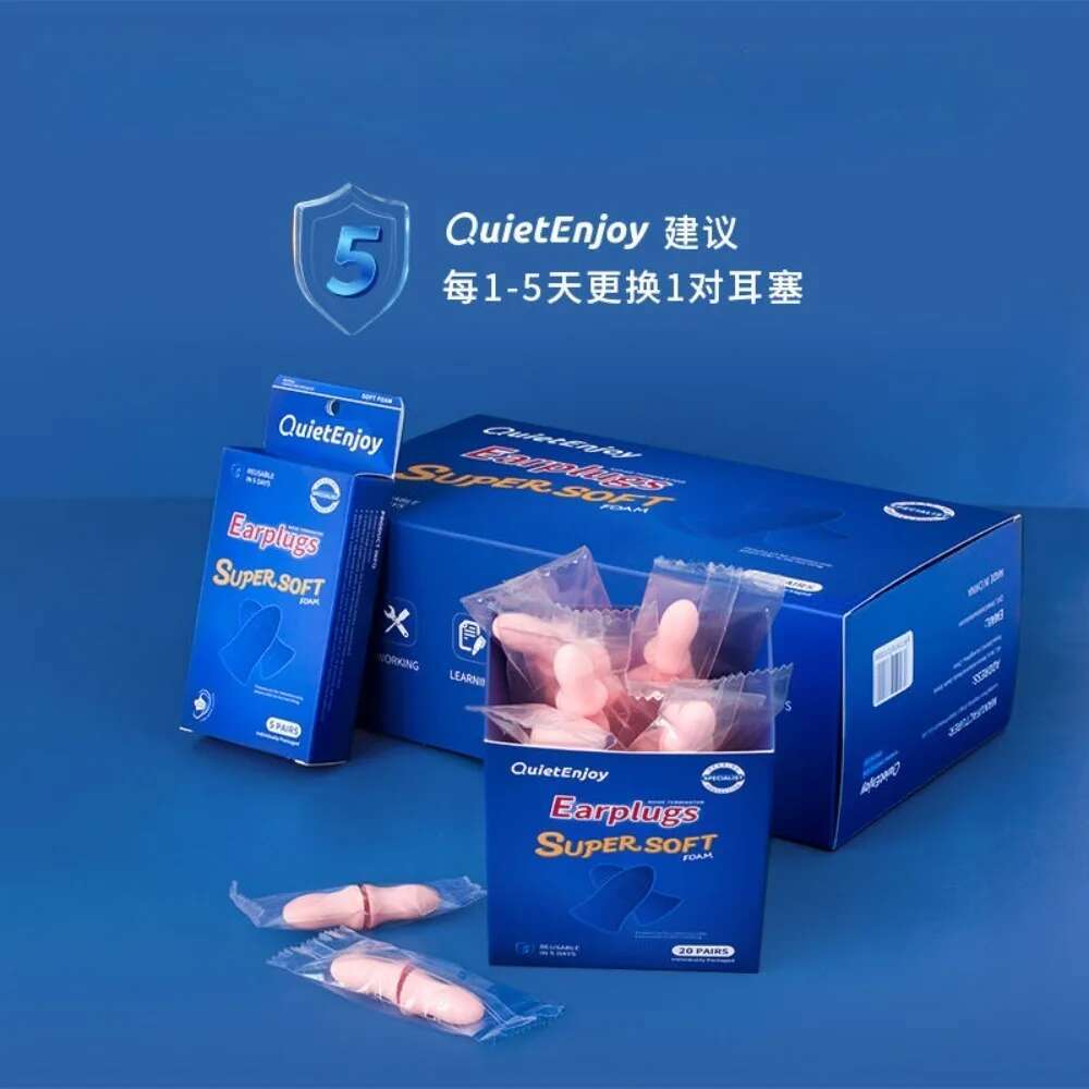 Oordopjes tegen snurken tijdens het slapen, bieden superieure geluidsreductie en -isolatie en zijn oorvriendelijk.