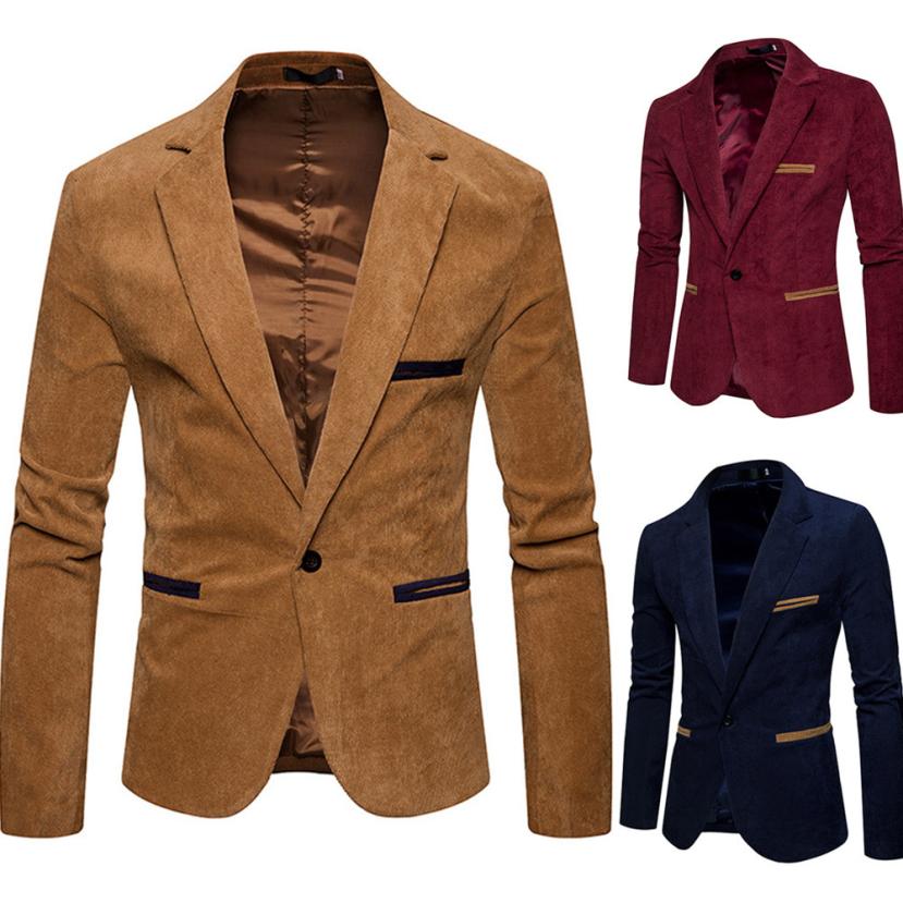 Nice VogueLuxury Men Blazer Men Plus Size Spring Brand Business Slim Fit Men Suit Masculino Blazers Men W/81