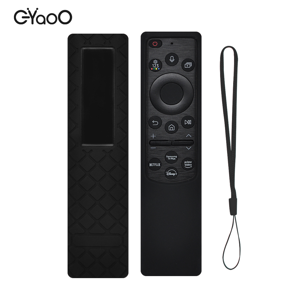 Samsung BN59-01385 BN59-01386 TM2280E Silikonowa osłona do pilota Samsung Smart TV Solar Cell: Black