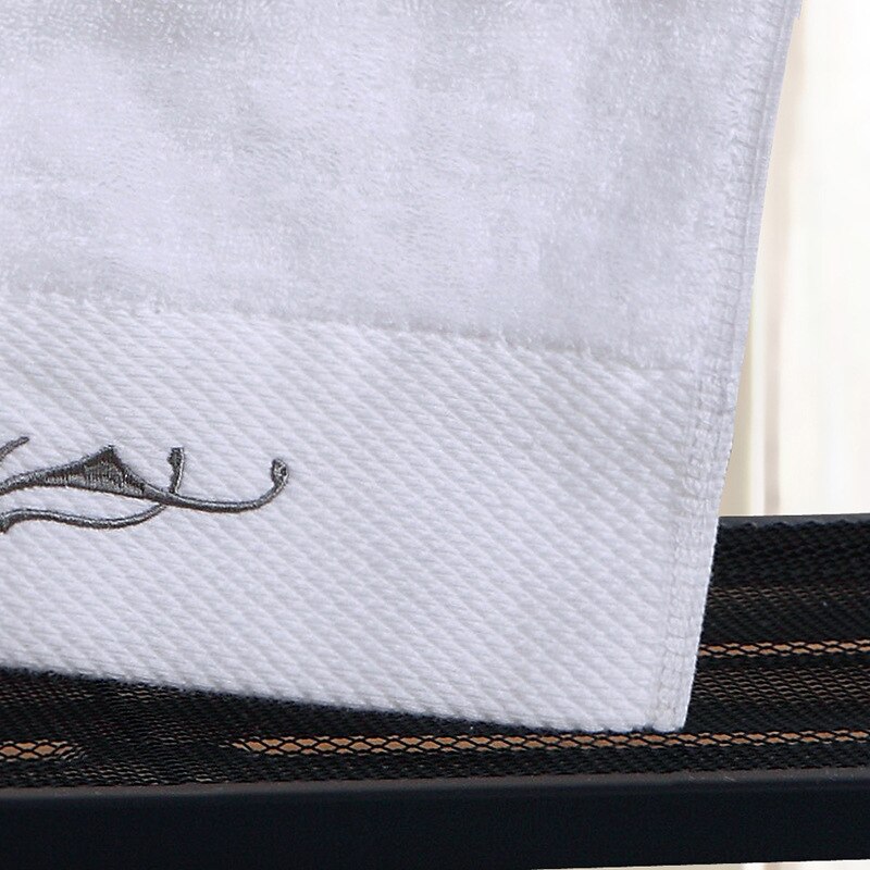 Wysokiej jakości 16S 5 gwiazda zestaw ręczników hotelowych 100% czesana bawełna 3 sztuk zestaw robić kąpieli + twarz + ręczniki zagęszczony hotel biały ręczniki kąpielowe