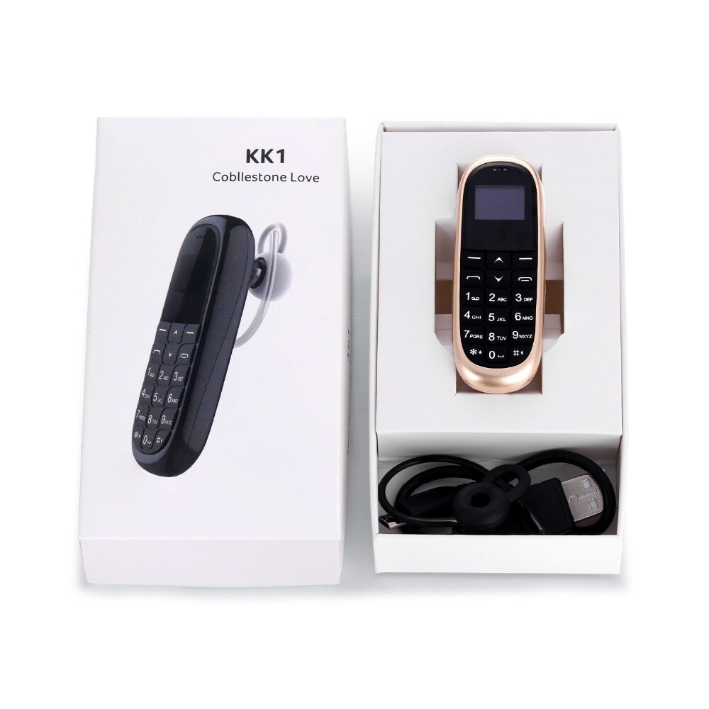 Mini mobile phone AEKU KK1 0.66 inch small screen bluetooth Dialer Russian keyboard Magic Voice PK GT GTstar BM70 BM50