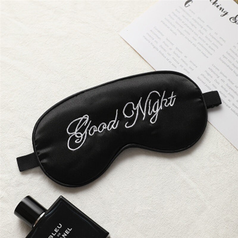 Sovmask andas relax skyddar lindra ögon vävnad tryck täcka ögon sova natt mask snygg bärbar