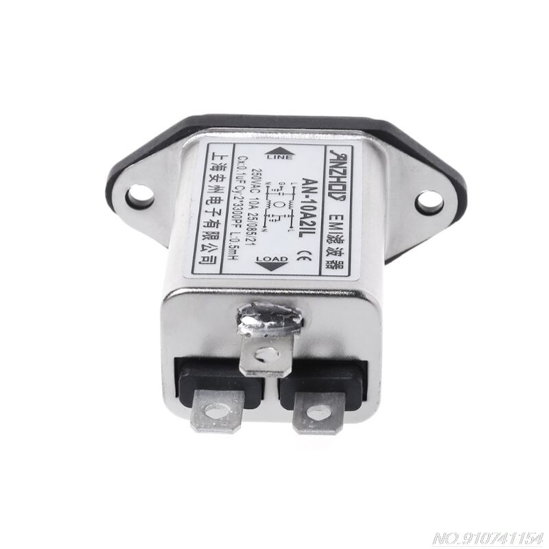 IEC320-C14 IEC Filter Male Socket Panel Mount Power Line EMI Filters D21 20