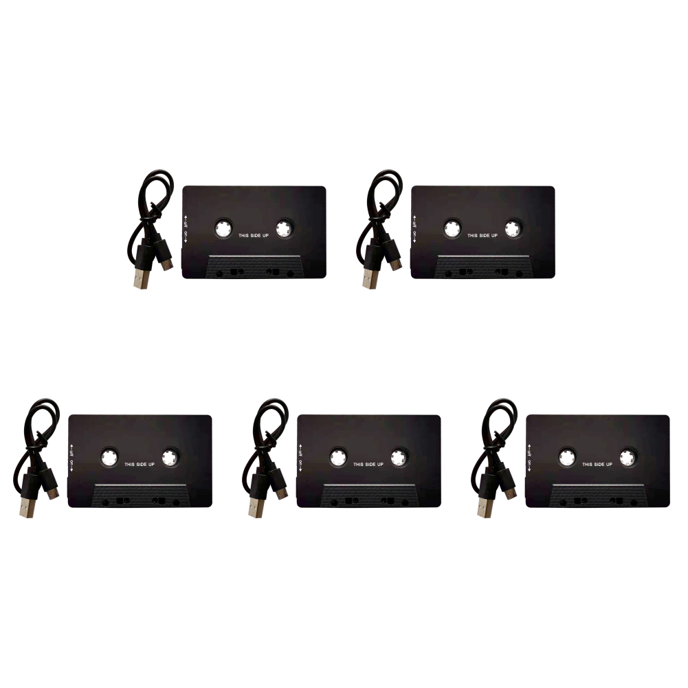 Cassette Adapter Bluetooth-compatibele Aux Stereo Auto Universele Car Audio Cassette Tape Aux Stereo Adapter voor MP3 Speler: Bruin