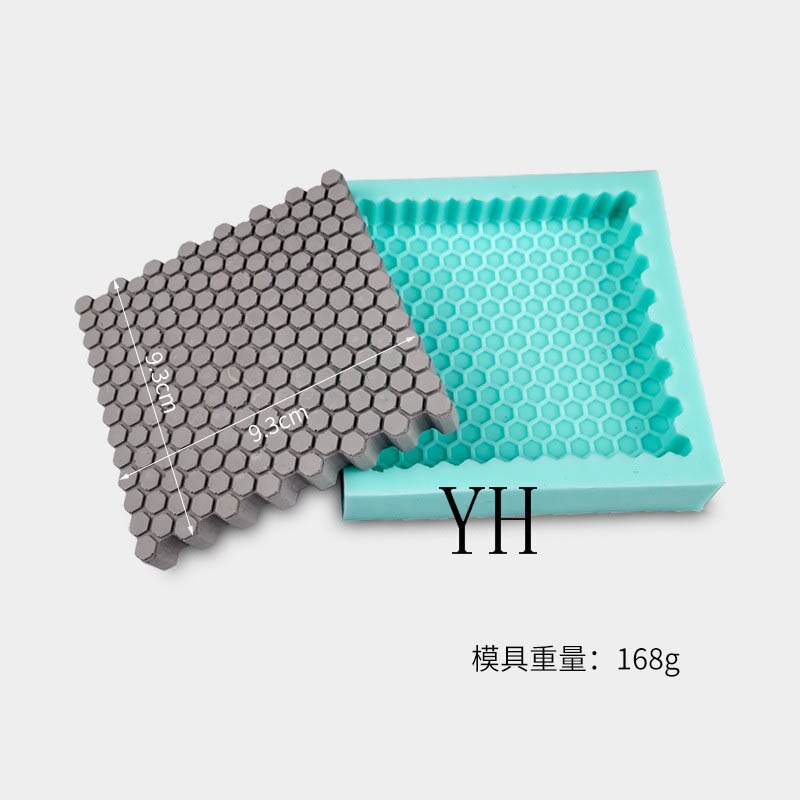 Multi Silicone Concrete Coaster Molds Cement Base Molds Tea Cup Holder Tray Molds Minimalist Tray Molds: Light Green