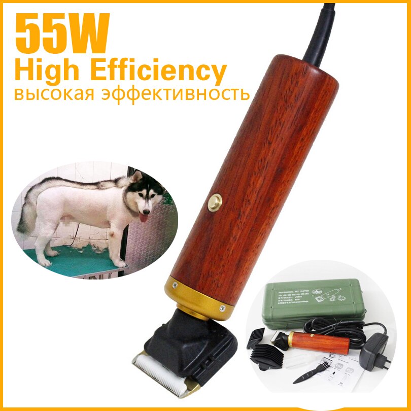 Haustier Trimmer Schere Hund Rinder Kaninchen Rasierer 55W hoch Energie Pferd Pflege Elektrische Haar Haarschneidemaschine Schneiden Maschine