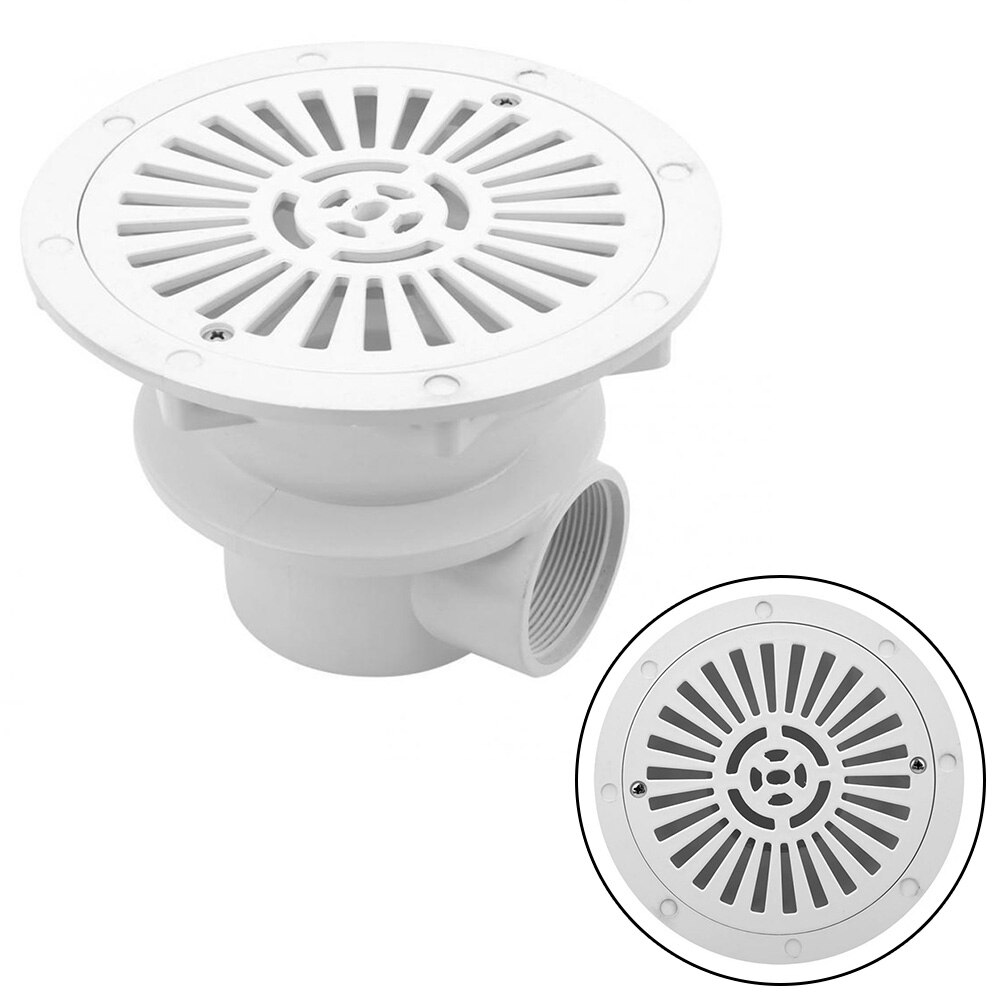 Universal Swimming Pool Main Drain Port Bottom 8 Inch Spa Water Outlet Suction For Water Park, Spa, Aquarium, Swimming Pool