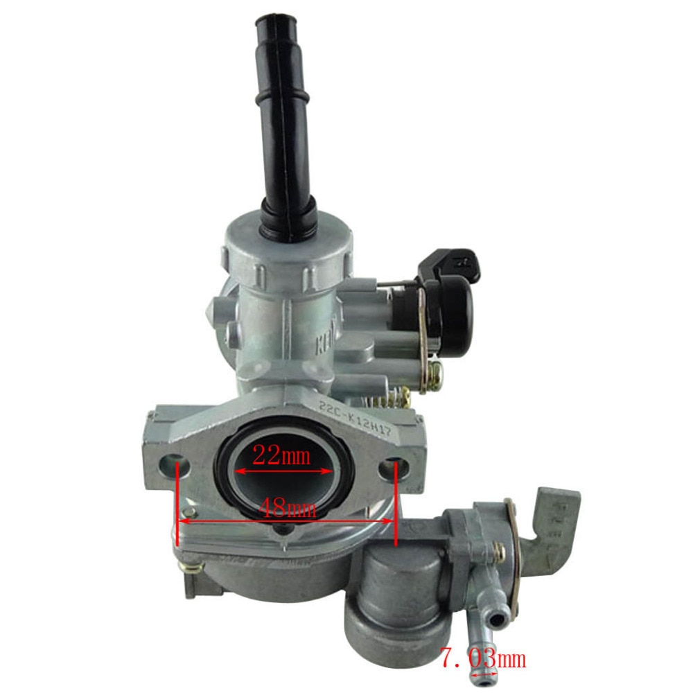 CT110 PZ22 carburateur met choke, 1980, 1981, 1982, 1983, 1984, 1985, 1986