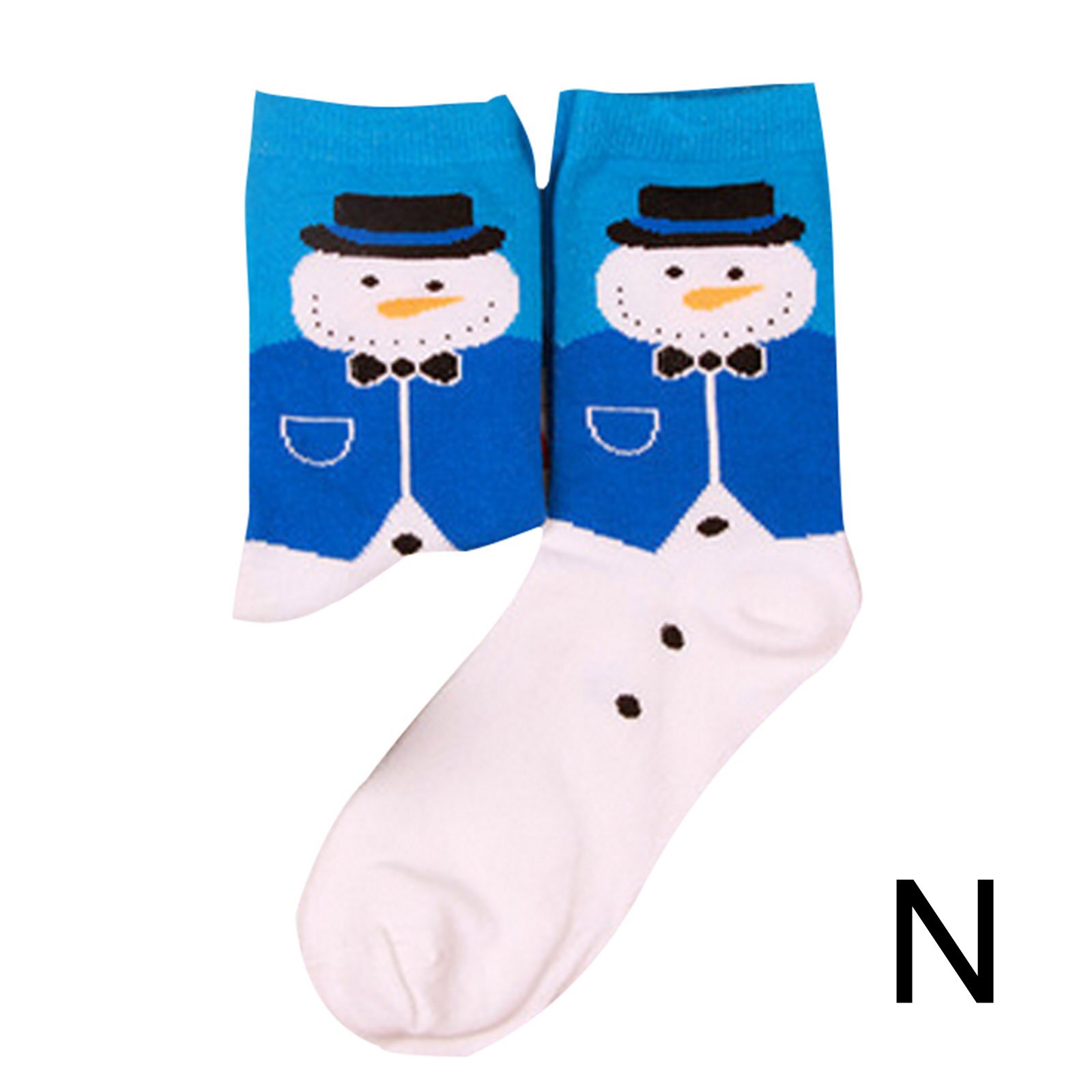 Christmas Pattern Printing Socks Winter Warm Cotton Middle Tube Socks Unisex YS-BUY: n
