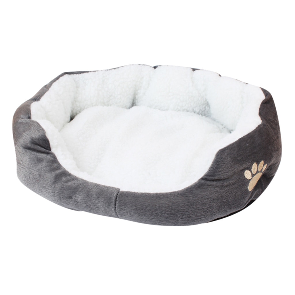 Pet Dog Puppy Cat Fleece Warm Bed House Pluche Cozy Mat Pad Huisdier Huis Bed Sofa Slaapzak Winter Nest kennel Honden Pad