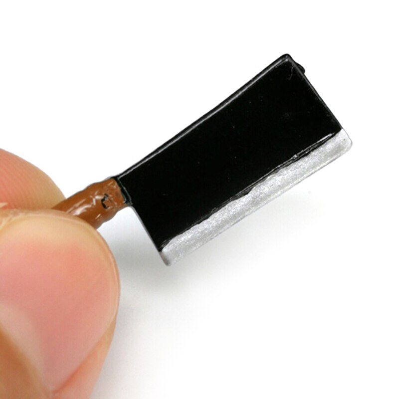 1 stücke Puppe Haus Miniatur 1:12 Metall Messer Küche Lebensmittel Messer schneiden Gemüse Küche Spielzeug Länge 3cm