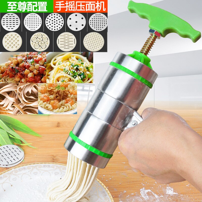 Small Noodle Maker Household Stainless Steel Noodle Press Multi-Functional Maize Meal Pressure Surface Unit Baking Machine