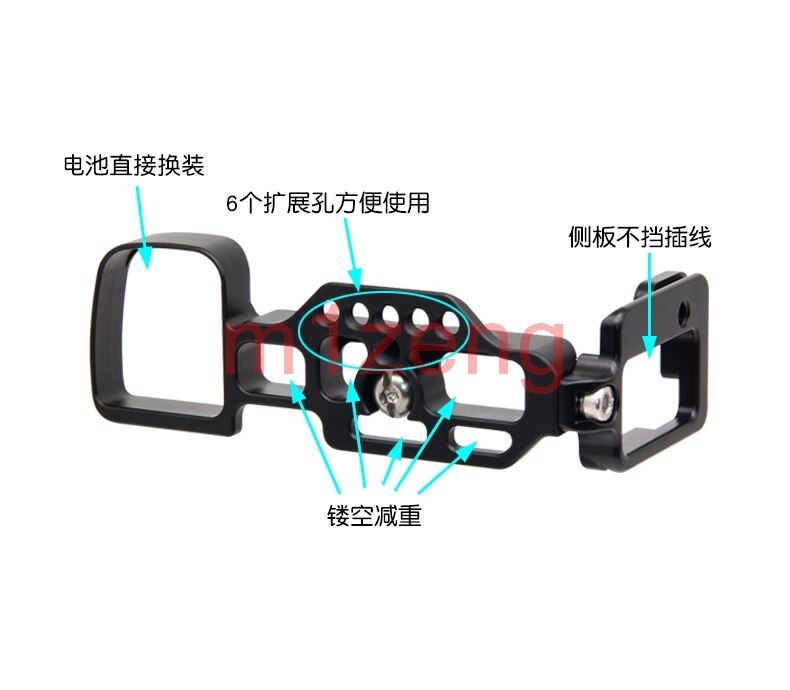 Adaptador de agarre de mano para Sony A6000 RRS SUNWAYFOTO Markins, placa/soporte de liberación rápida en L, Compatible con ILCE-6000