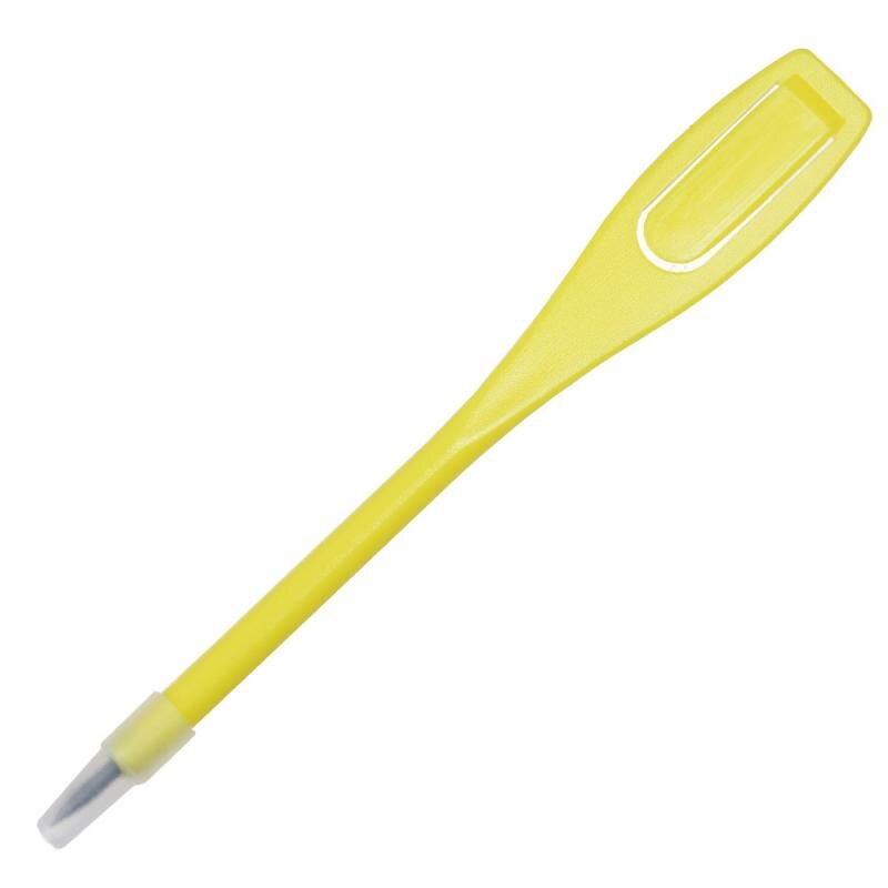 50pcs Plastic Golf Pen Pencil Clip Score Card Lead Scoring Golfer Accessory Tool Recording Score Golf Pen: yellow