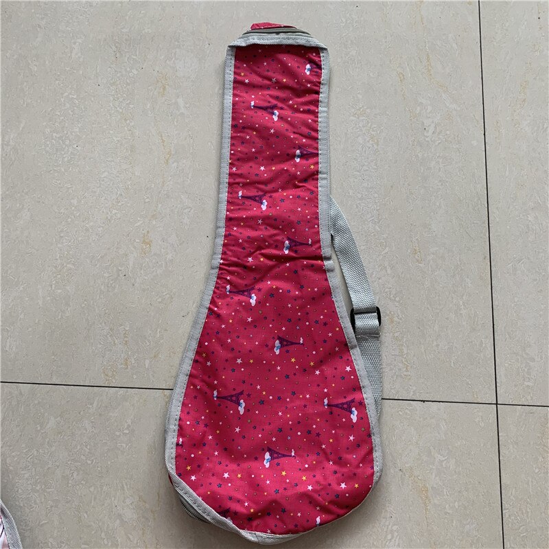 Portatile 21 pollici soprano ukulele impermeabile concerto Borsa custodia uku proteggere zaino tracolla regolabile piccola guitarra copertura: F