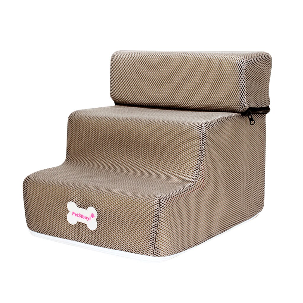 Breathable Mesh Foldable Pet Stairs Detachable Pet Bed Cat Dog Ramp 3 Step Stairs Detachable Pet Bed Pet Dieren Benodigheden