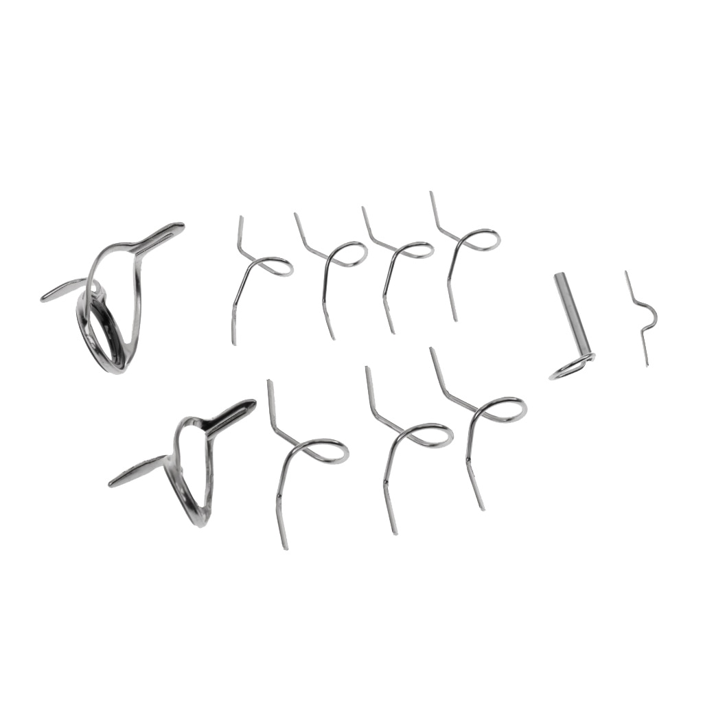 Fly Fishing Rod Guide Tip Repair Kit Set DIY Dark Circles Different