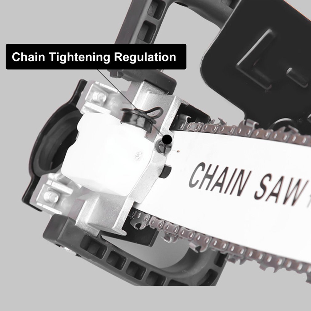 Drillpro Upgrade Electric Saw Parts 11.5 Inch M10/M14/M16 Chainsaw Bracket Changed 100 125 150 Angle Grinder Into Chain Saw