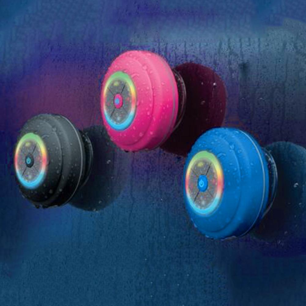 Q9 Portable Subwoofer Shower Bluetooth Speaker Hands Free TF Card Waterproof Music Speakers For Car Handsfree Call Suction Mic