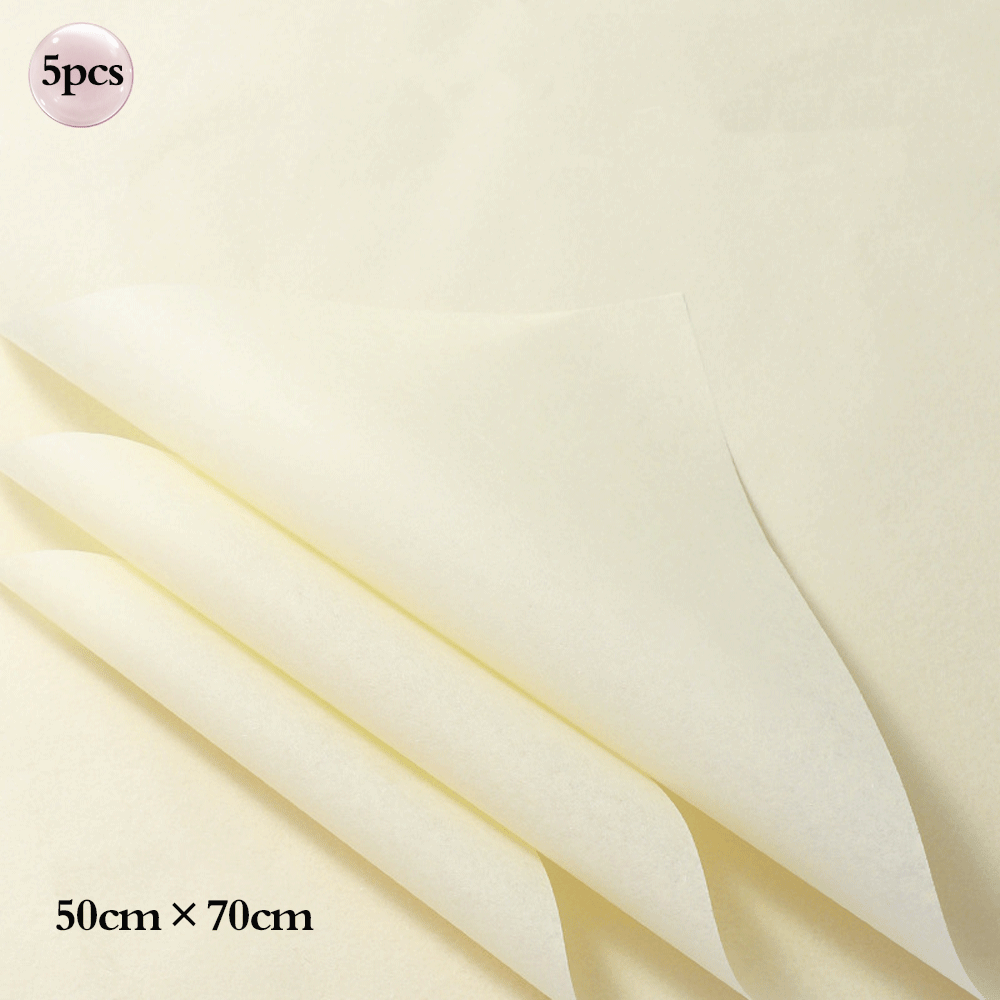 Kleuren Boeket Gouden Rand Dubbelzijdig Bloem Inpakpapier Bedrade Linten voor Bruiloft Moeders Dag Bloemistbenodigdheden