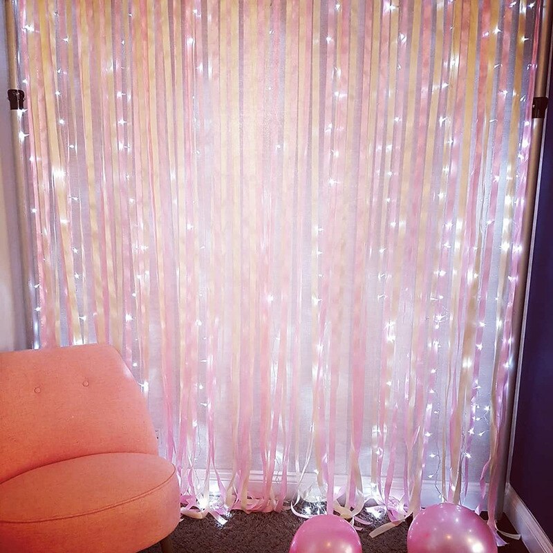 220v/110v led kerst ijspegel lichtsnoer 3 x 3m/6 x 3m gordijn feeërieke lichtslinger voor buiten voor bruiloftsfeest raamdecoratie