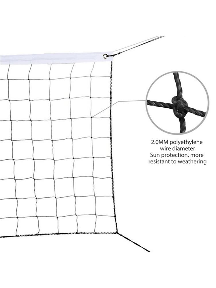 Sport Training Standard Badminton Net Outdoor Tennis Net Mesh Volleyball Net Exercise 3 Sizes Sun Protection Net