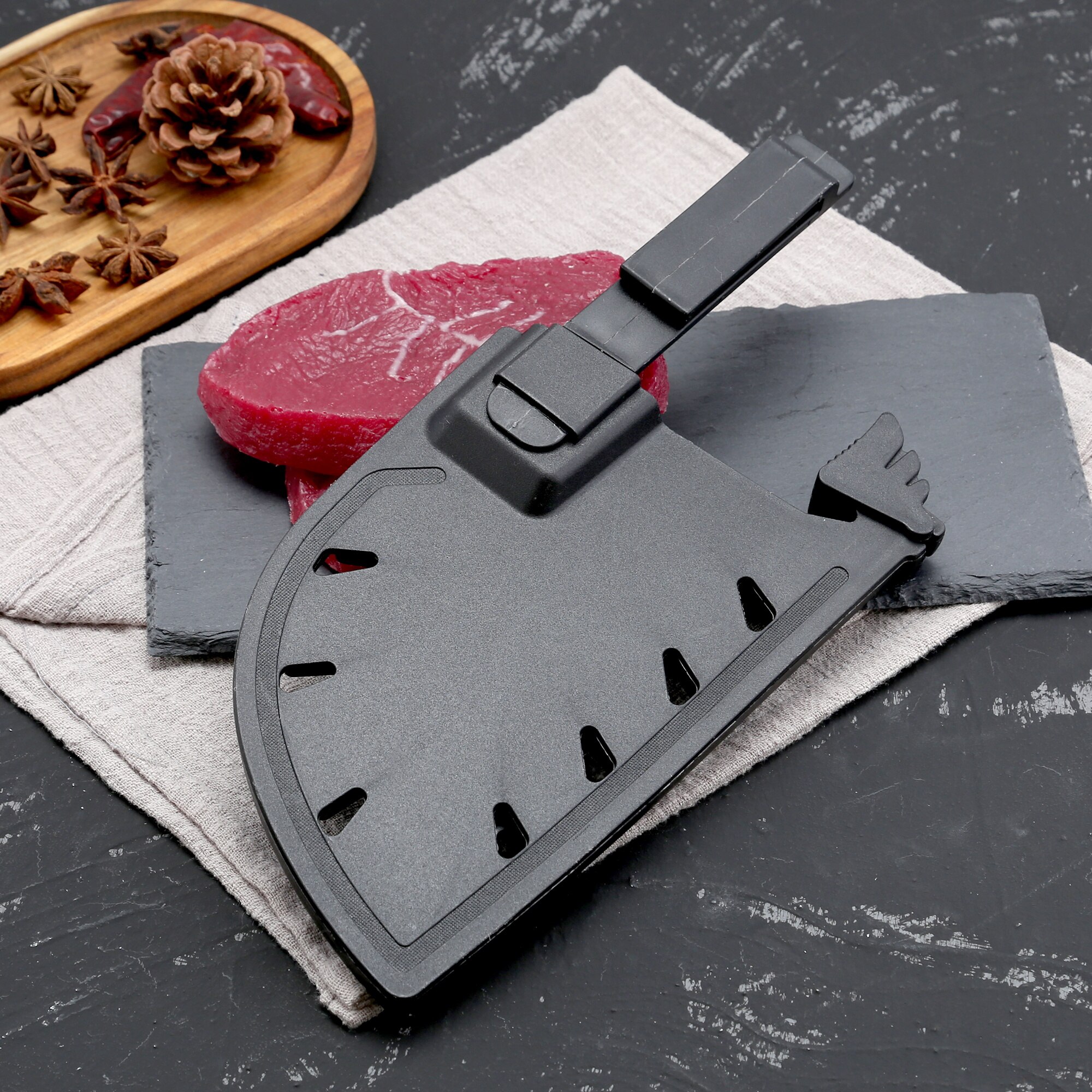 Knife Scabbard Plastic White Black Knives Sheath Case Belt Loop Butcher Knife Cover Edge Protection Case Knife Sleeve Tools DIY