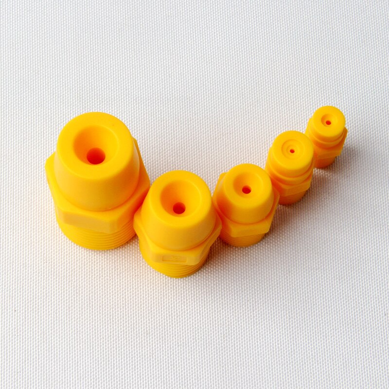 5 st 1/8 &quot; 1/4 &quot; 3/8 &quot; 1/2 &quot; 3/4 &quot; plast solid full kon sprutmunstycke industriell rengöring dammborttagning befuktande metallfinish