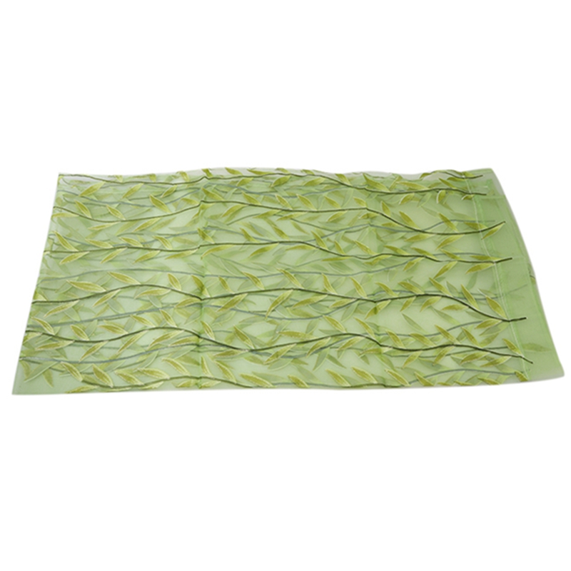 Willow Pattern Curtains Upscale Jacquard Yarn Curtains Door Window Curtains Chic Room Living Room Bedroom Decor: green