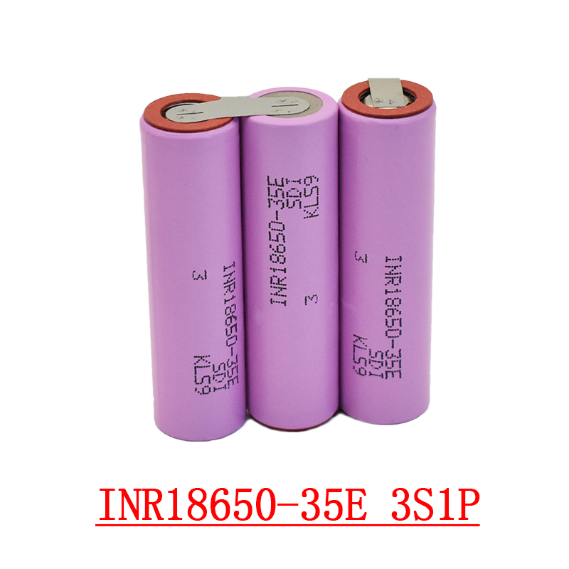 20A 18650 35E 3500mAh 7000mAh 3S 4S 5S 6S 8S 7.4V 12.6V 14.8V 18V 25.2V 29.6V voor Schroevendraaier Batterijen Lasappakket: GRIJS