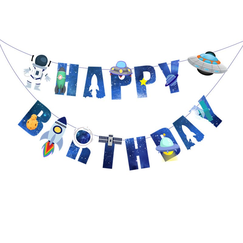 5M Children Space Theme Birthday a Bedroom Letter Decoration Bed Hanging Teepees Tent Toy Baby Room Decor Parties Supplies