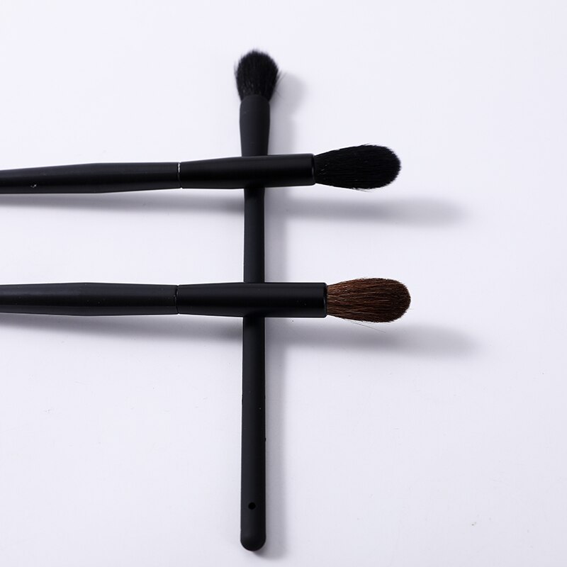 MECLOVOR, 1 pieza, brocha para resaltar el contorno de la nariz, cepillo de manchas, pelo de Animal, lana, cepillo para pelo de caballo, Kits de herramientas cosméticas para mujeres