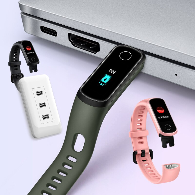 Originele huawei honor band 5i slimme polsband amoled huawei honor slimme armband slaap zwemmen sport tracker spo 2 bloedzuurstof
