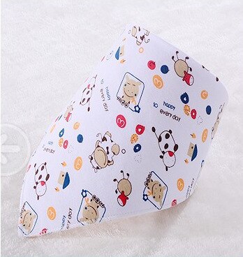 Baby Driehoek Speeksel Handdoek Katoen Dubbele Knop Moeder En Baby Benodigdheden Bib: 11