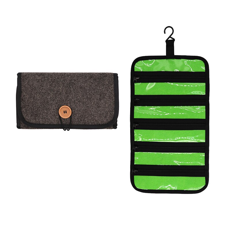 Reise Hängen Uhr Veranstalter Uhr Band Kasten Uhr Gurt Organizer für Apfel Uhr fallen Uhr Kasten Tasche Uhr Band Lagerung tasche: dunkel grau Grün